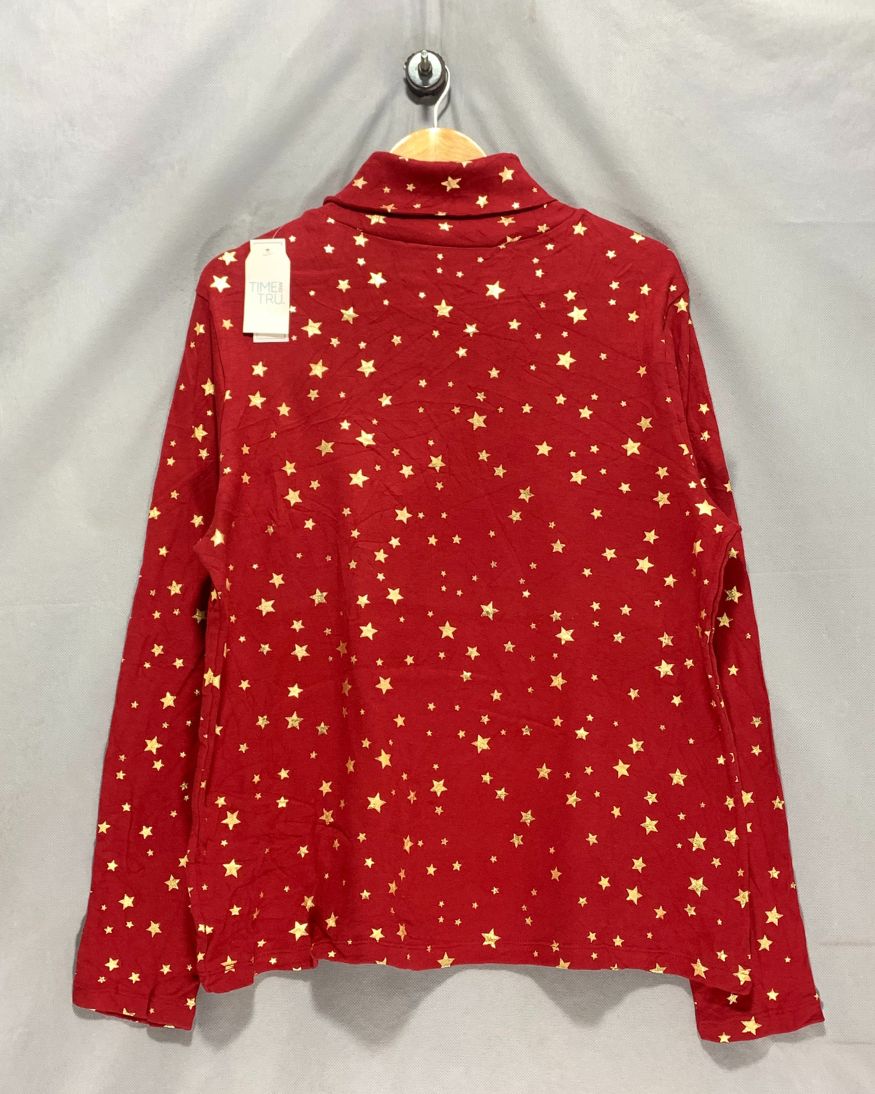 Time And Tru  Red Sweatshirt For Women 18 Years