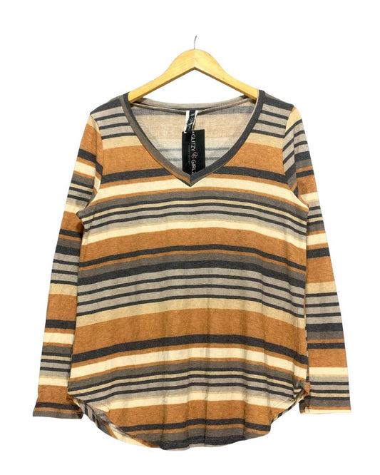 Glitzy Girlz Brown Sweatshirt For Women Medium