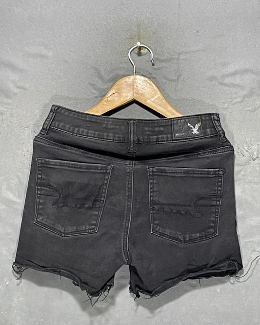American Eagle Black Jeans Short For Women X Small