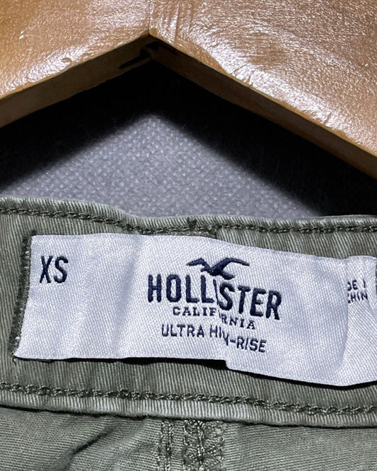 Hollister Green Jeans Short For Women X Small