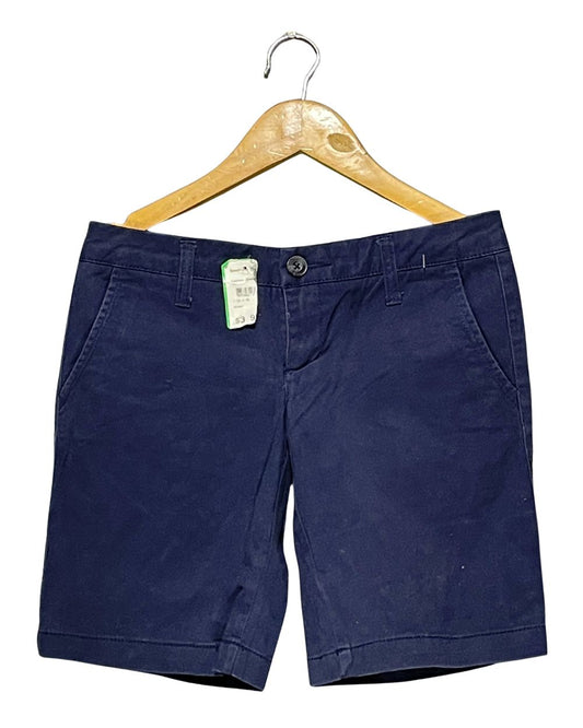 Aeropostale Blue Cotton Short For Women Small