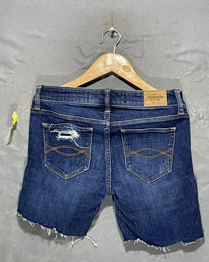 Abercrombie & Fitch Blue Jeans Short For Women Small