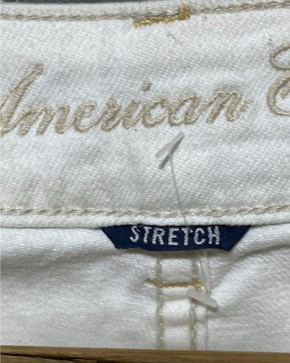 American Eagle White Jeans Short For Women Medium