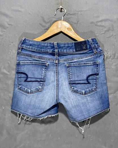 American Eagle Blue Jeans Short For Women  X Small