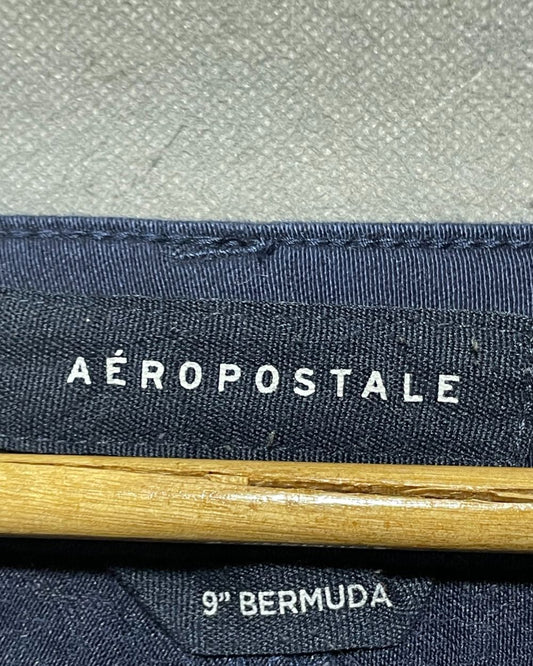 Aeropostale Blue Cotton Short For Women Small
