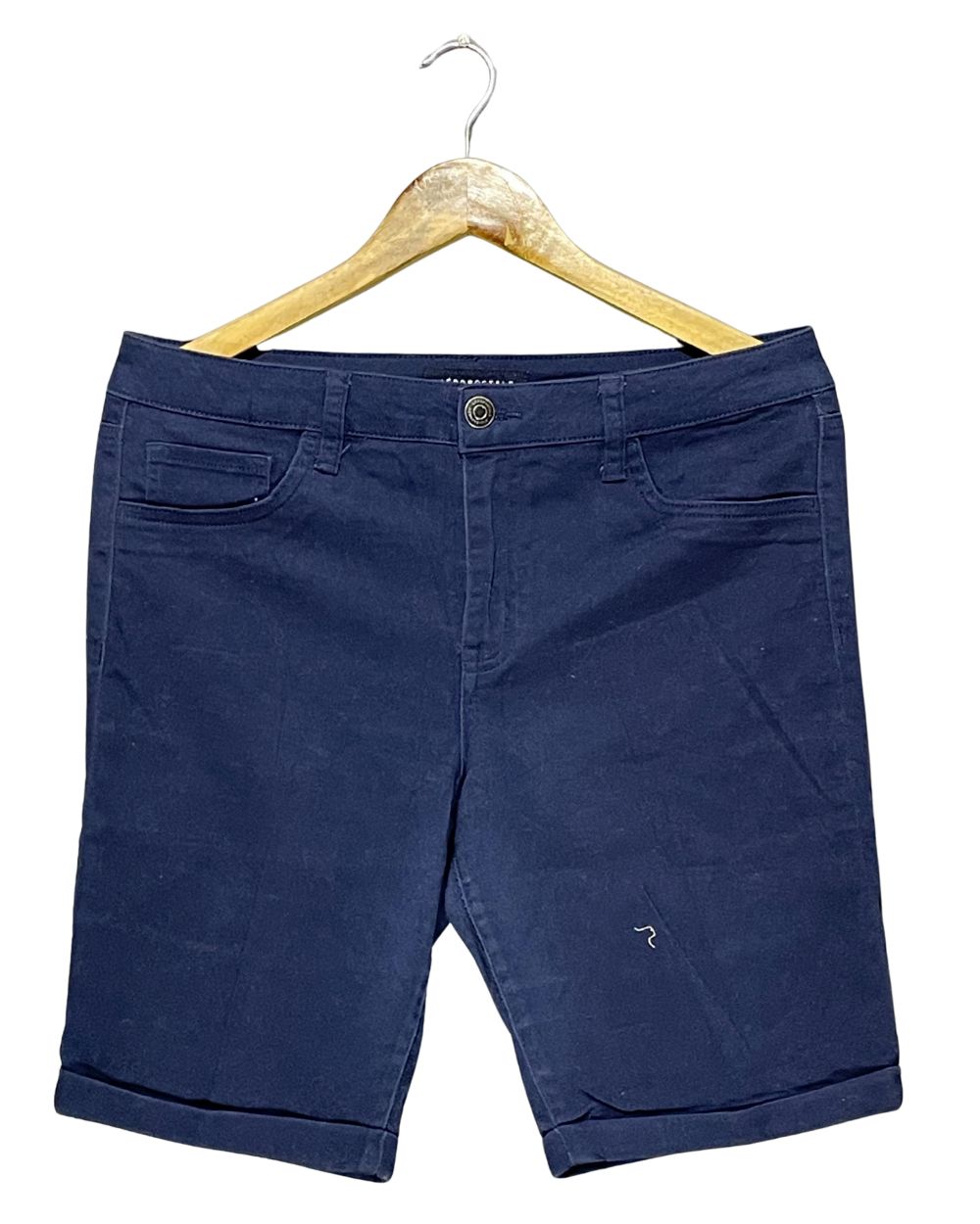 Aeropostale Blue Cotton Short For Women Small