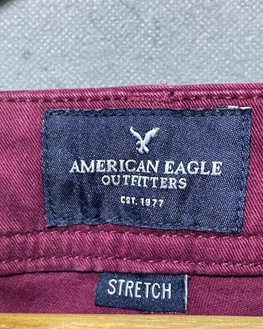 American Eagle Maroon Jeans Short For Women Large