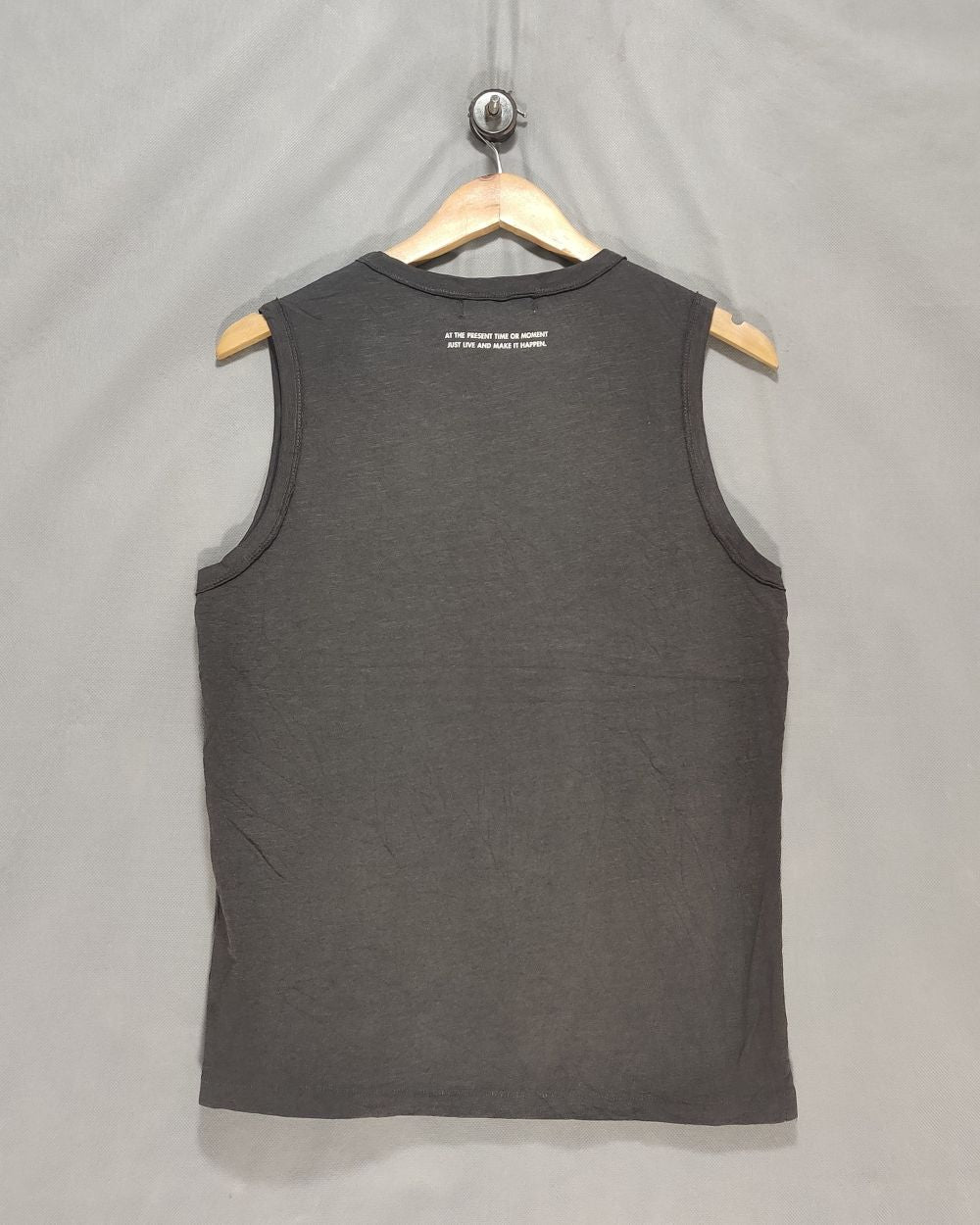 Zara Gray Cotton Vest T Shirt For Girl 14 Years