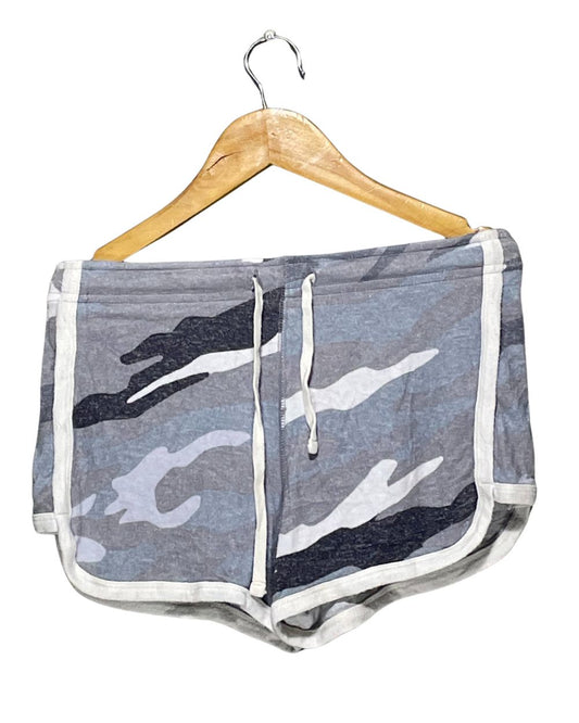 Aeropostale Gray Cotton Short For Women Medium