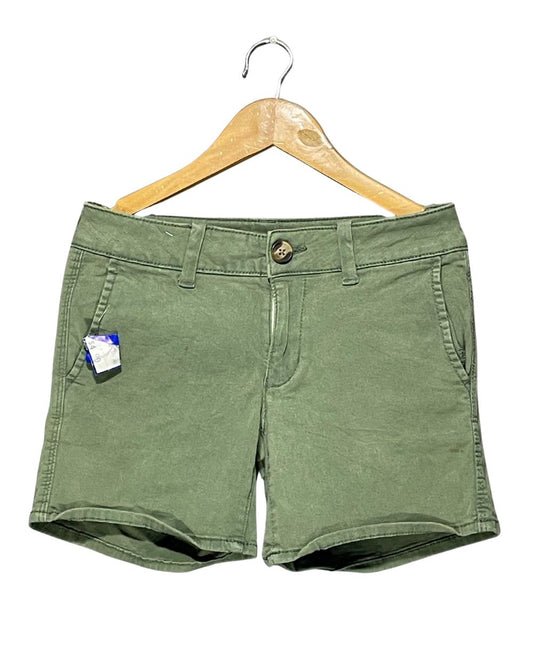 American Eagle Green Jeans Short For Women Small