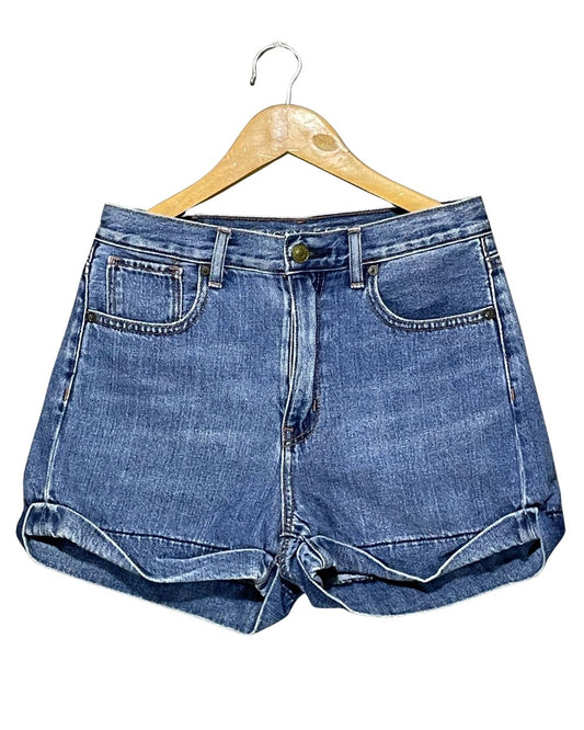 American Eagle Blue Jeans Short For Women Medium