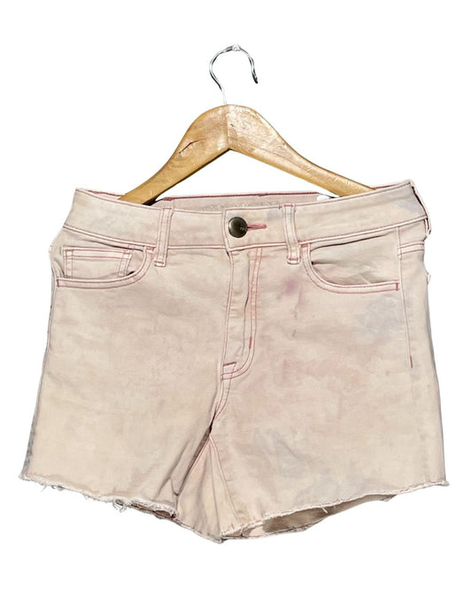 American Eagle Pink Jeans Short For Women Medium