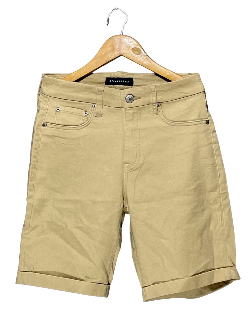 Aeropostale Khaki Jeans Short For Women Small