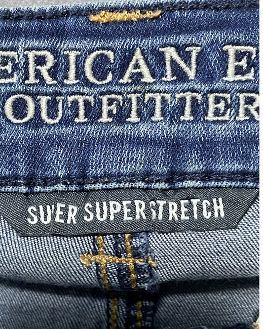 American Eagle Blue Jeans Short For Women Small