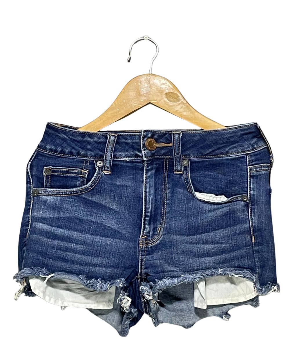 American Eagle Blue Jeans Short For Women X Small