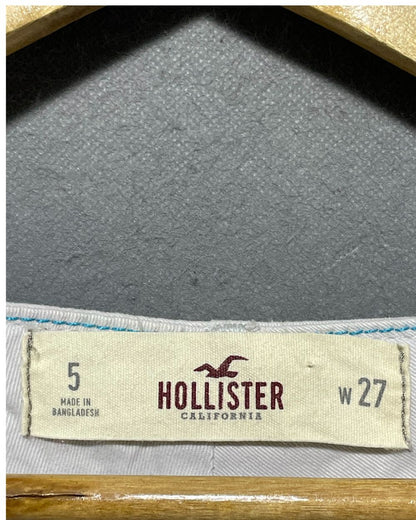 Hollister White Jeans Short For Women Large