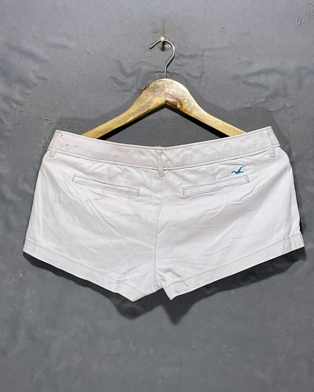 Hollister White Jeans Short For Women Large