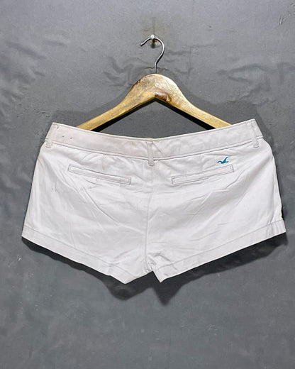 Hollister White Jeans Short For Women Large