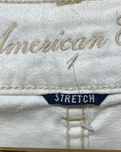 American Eagle White Jeans Short For Women Large