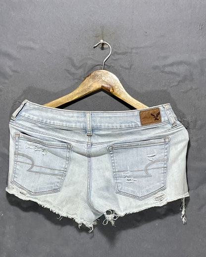 American Eagle Blue Jeans Short For Women Medium