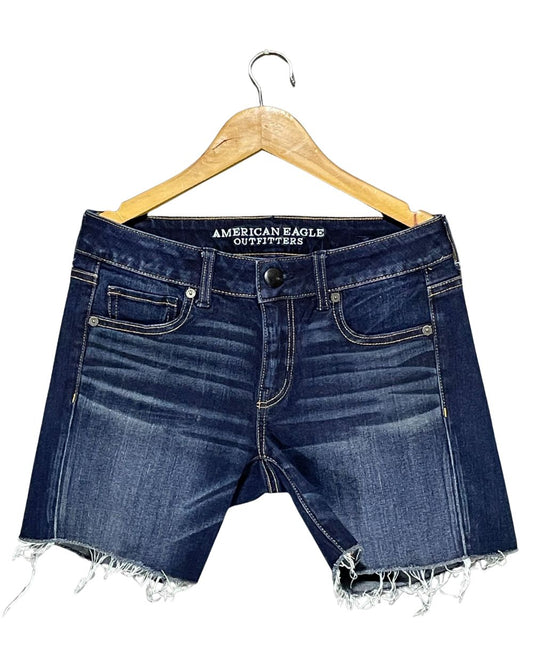 American Eagle Blue Jeans Short For Women Medium