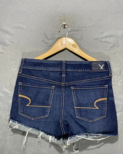 American Eagle Blue Jeans Short For Women Medium