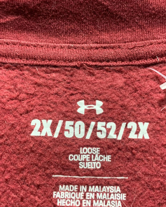Under Armour  Maroon Hoodie For Women XX Large