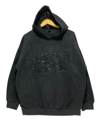 Anrabess Black Hoodie For Women M