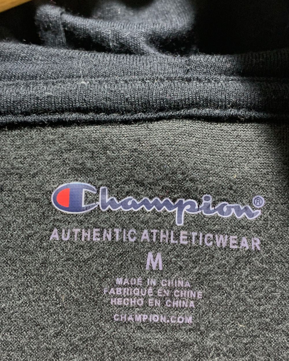 Champion Black Hoodie For Women M