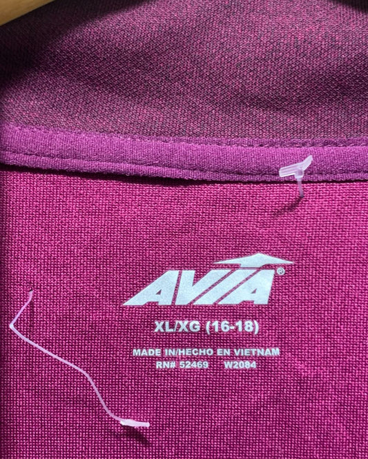 Avia Maroon Sweatshirt For Women X Large