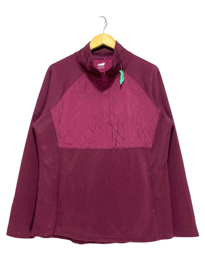 Avia Maroon Sweatshirt For Women X Large