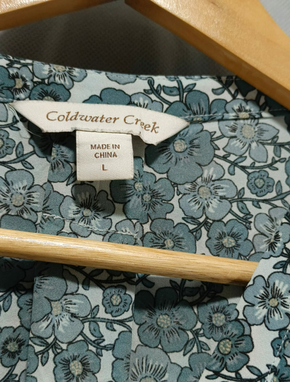 Coldwater Creek Green Colour For Women Shirt Size L