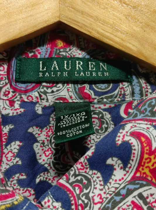 Ralph Lauren Colour Pink & Purple For Women Shirt Size L