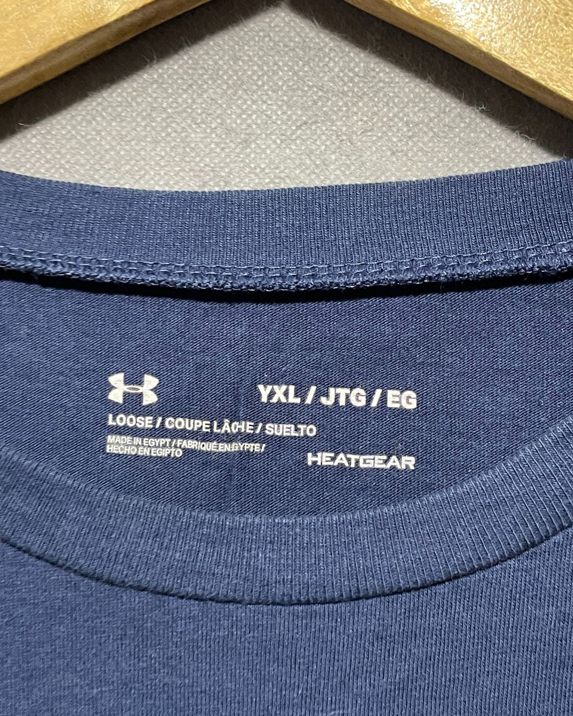 Under Armour Black Cotton T Shirt For Women XL