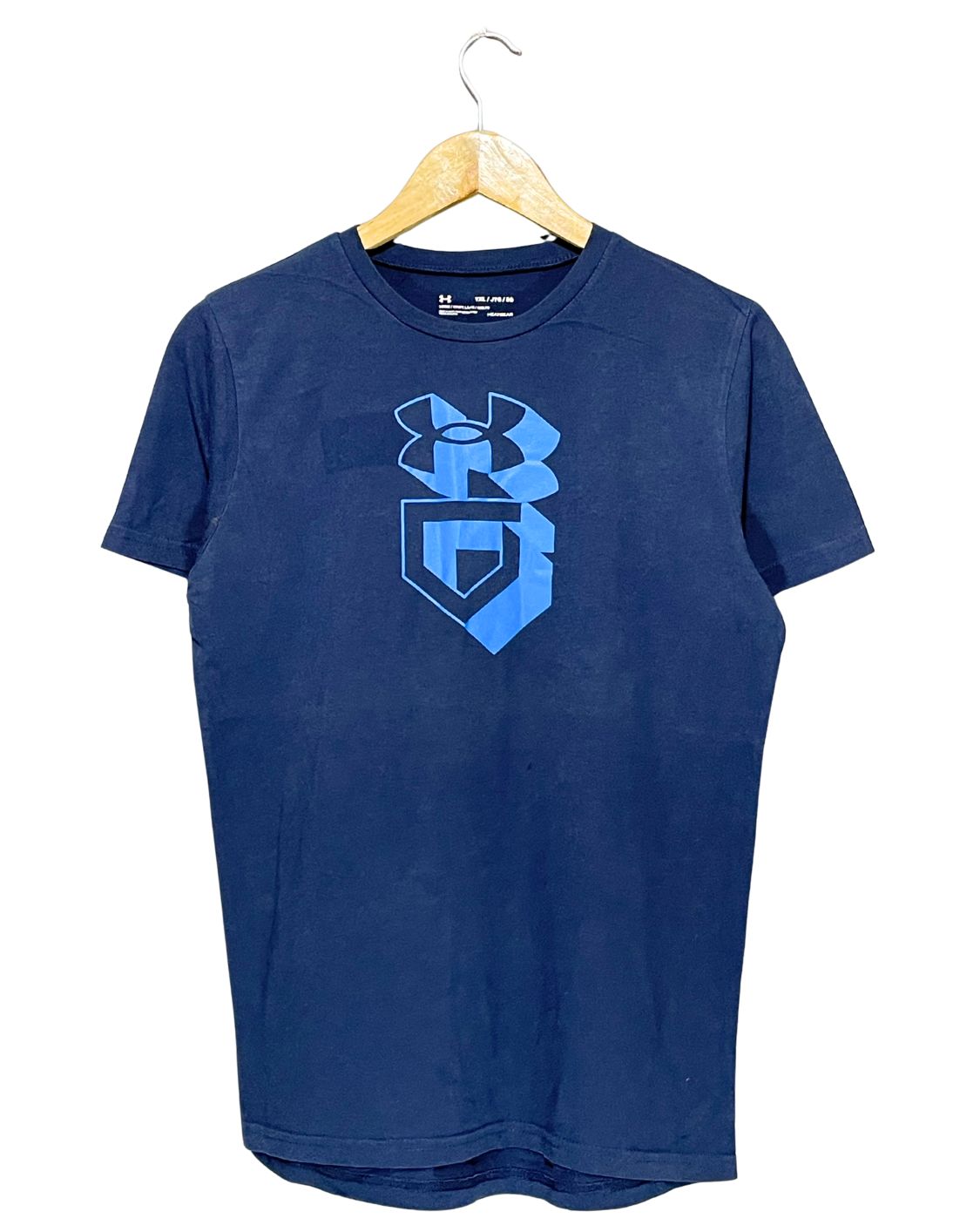 Under Armour Black Cotton T Shirt For Women XL