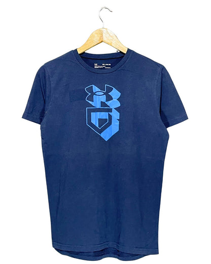 Under Armour Black Cotton T Shirt For Women XL