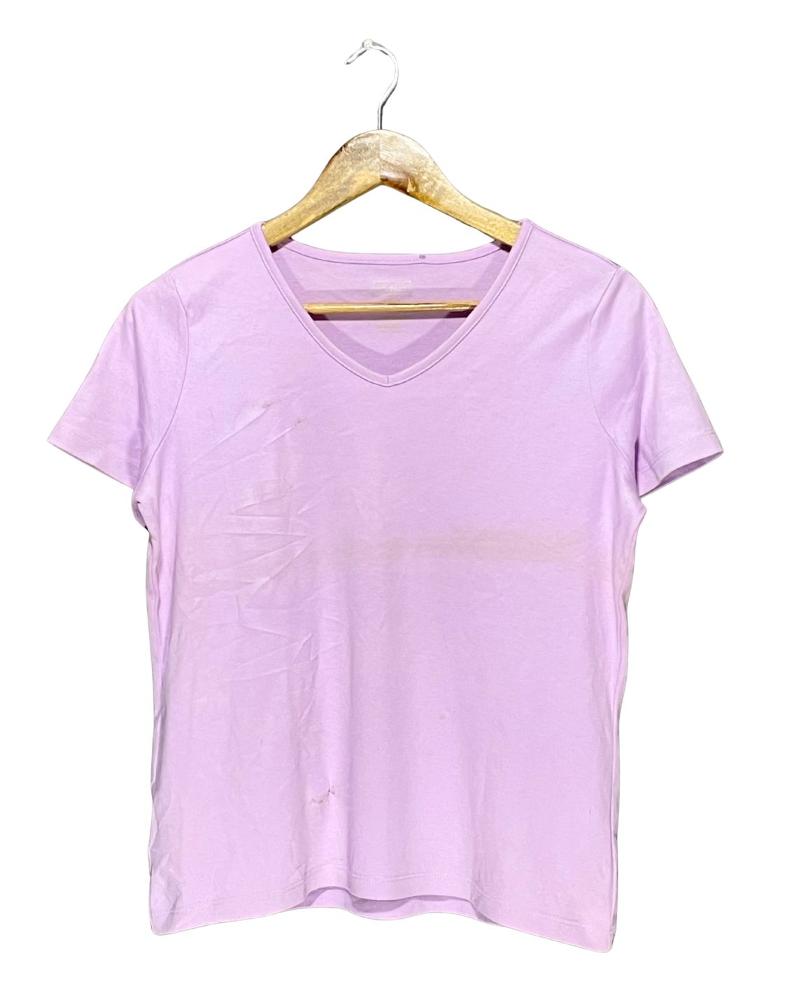 L.L.Bean Purple Cotton T Shirt For Women L