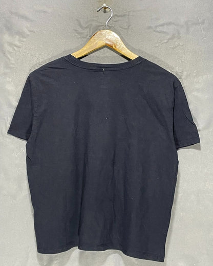 Hollister Black Cotton T Shirt For Women L