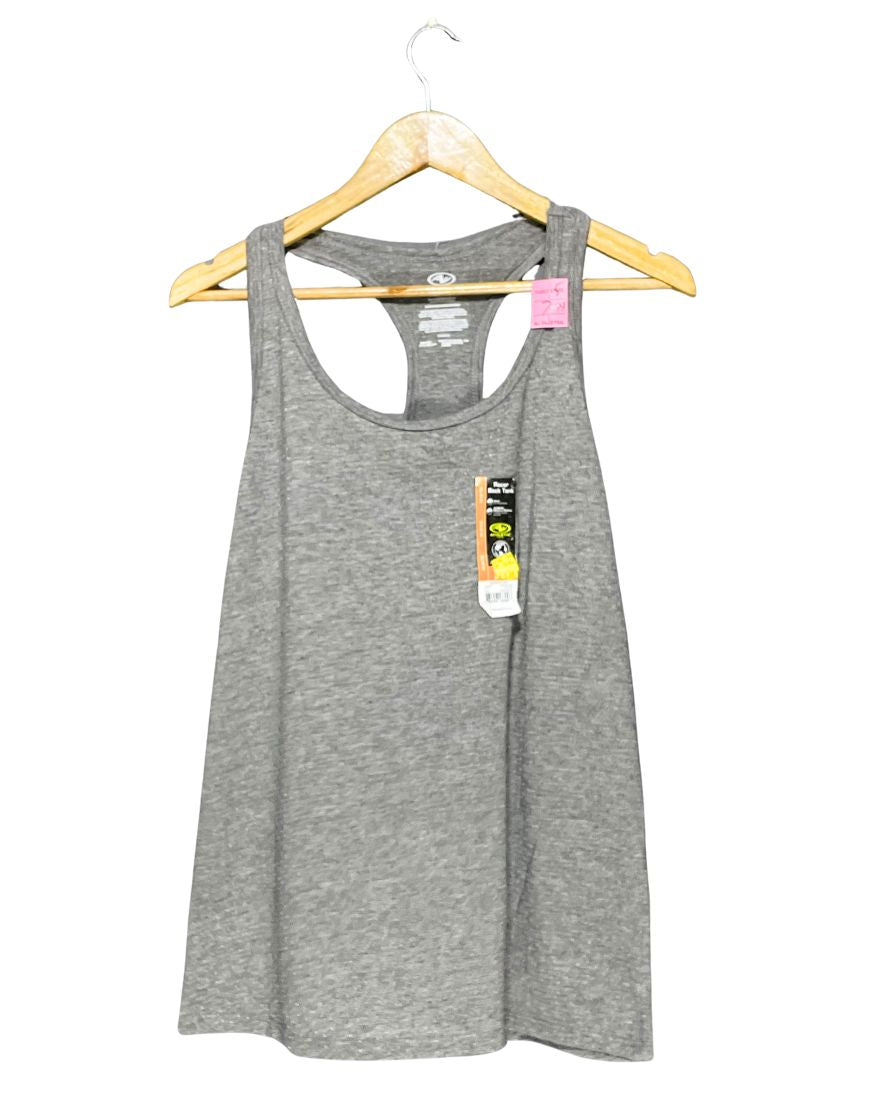Athletic Works Gray Cotton Vest T Shirt For Women M