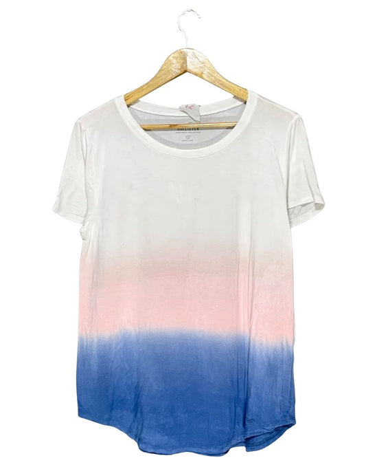 Hollister Gray Cotton T Shirt For Women S