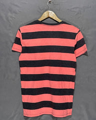American Eagle Orange Cotton T Shirt For Women XS