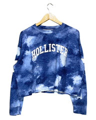 Hollister Blue Cotton T Shirt For Women M