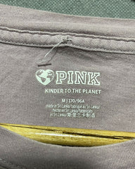 Pink Purple Cotton T Shirt For Women M