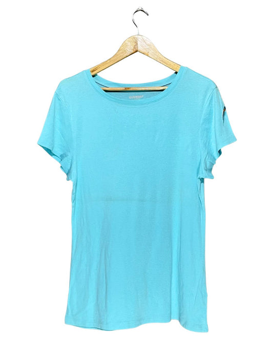 Old Navy Blue Cotton T Shirt For Women XL