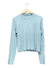 American Eagle Blue Cotton T Shirt For Women L