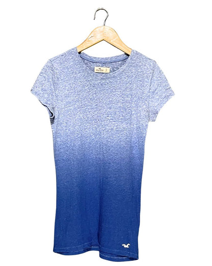 Hollister Blue Cotton T Shirt For Women S