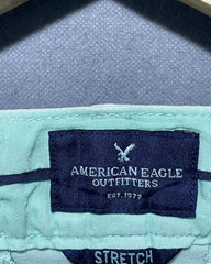American Eagle Green Jeans Short For Women Large
