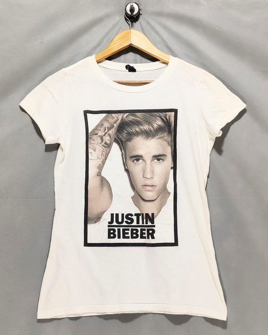 Bay Island White Cotton T Shirt For Women S