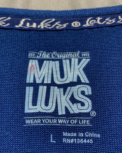 Muk Luks Blue Sweatshirt For Women Large