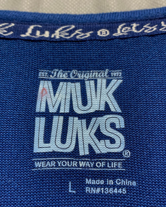 Muk Luks Blue Sweatshirt For Women Large